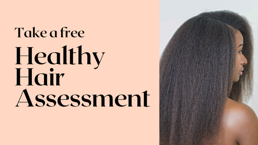 Black women with long natural hair down her back, free hair tips and assessment, how healthy is your hair