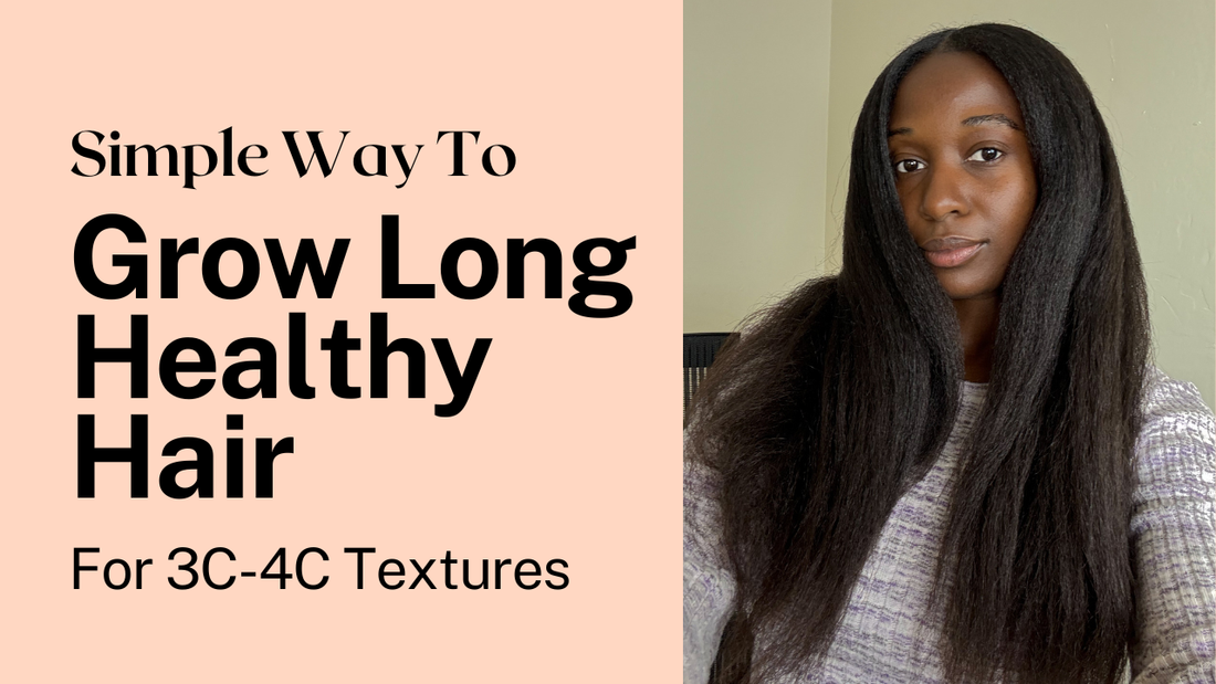 black woman with long natural hair