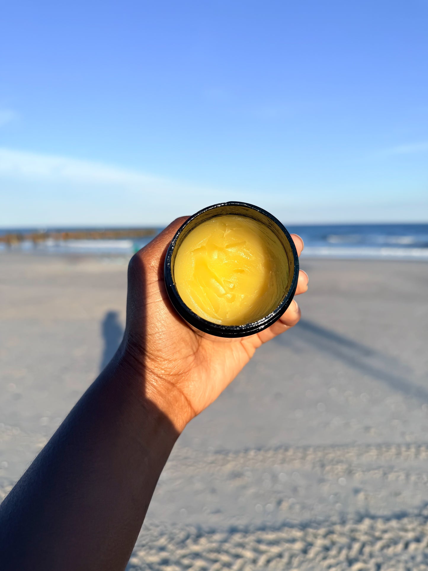 GOLDEN HAIR & SKIN BUTTER - multi-purpose, thick restorative balm that nourishes deeply, seals in moisture, strengthens hair, and protects skin (with Batana Oil)