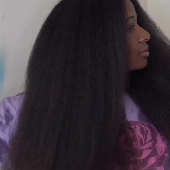 video of women doin here hair using My journey Crown Healthy Hair Balm